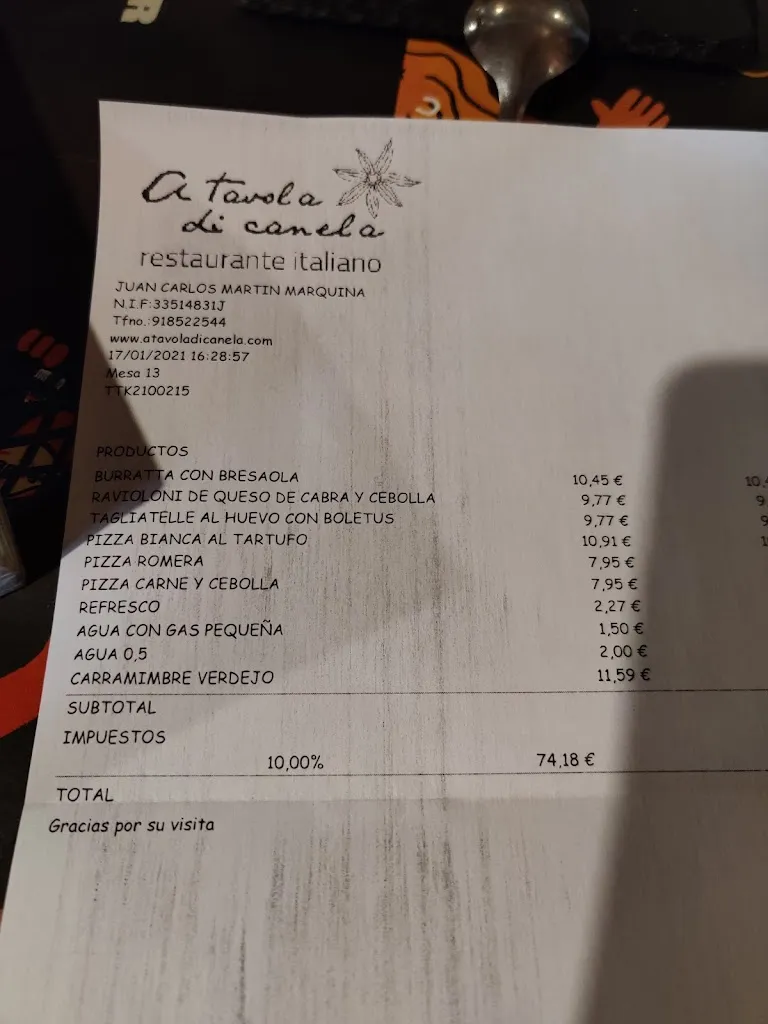 Menu_A tavola di Canela_Cercedilla_image_3