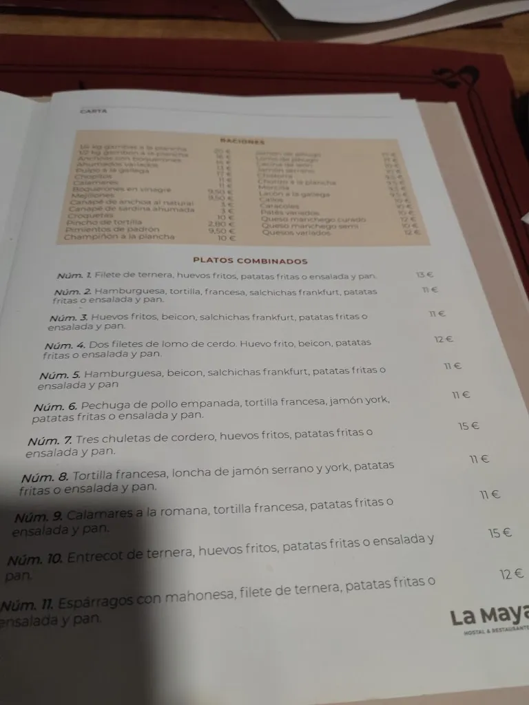 Menu_Restaurante Hostal La Maya_Cercedilla_image_3