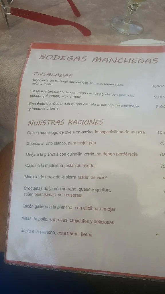 Menu_Bodegas Manchegas Casa Pepa_Cercedilla_image_4