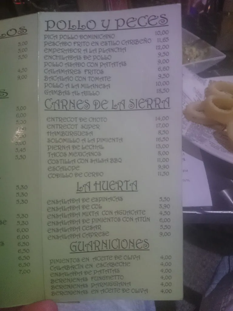 Menu_I MATEO Wine, Bar, Restaurante_Cercedilla_immagine_4