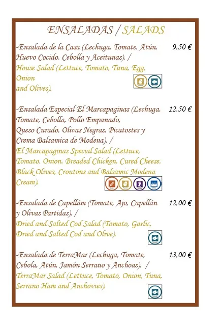 Menu_Bar El Marcapáginas_Montesinos Los_image_1