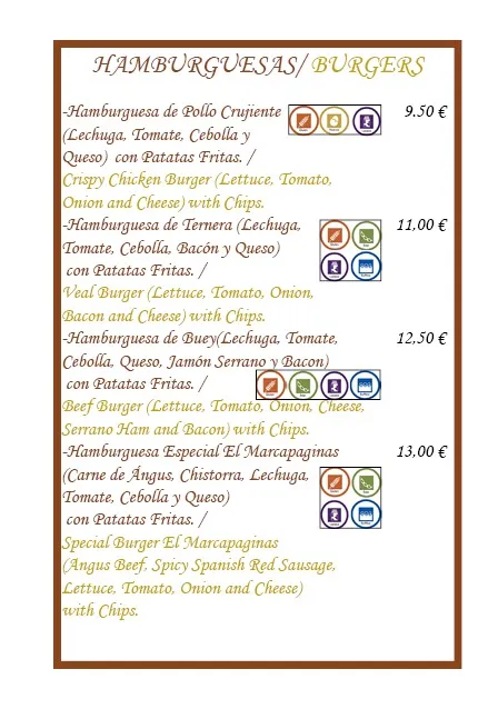 Menu_Bar El Marcapáginas_Montesinos Los_image_4