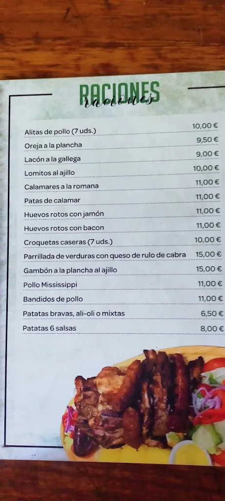 Menu_Bar-Restaurante Donde Siempre Del Robledal_Corpa_immagine_1