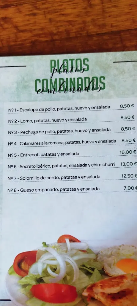 Menu_Bar-Restaurante Donde Siempre Del Robledal_Corpa_immagine_4