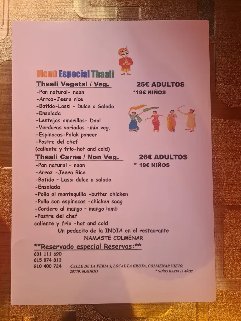 Menu_Restaurante Namaste Colmenar_Colmenar Viejo_image_3