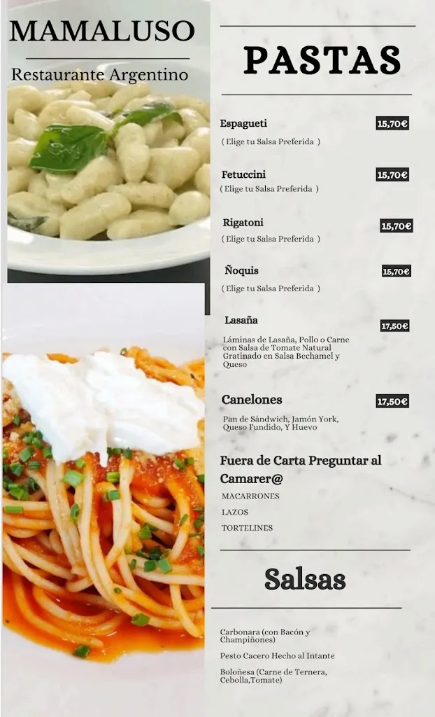 Menu_Mamaluso Restaurante Argentino_Colmenar Viejo_image_1