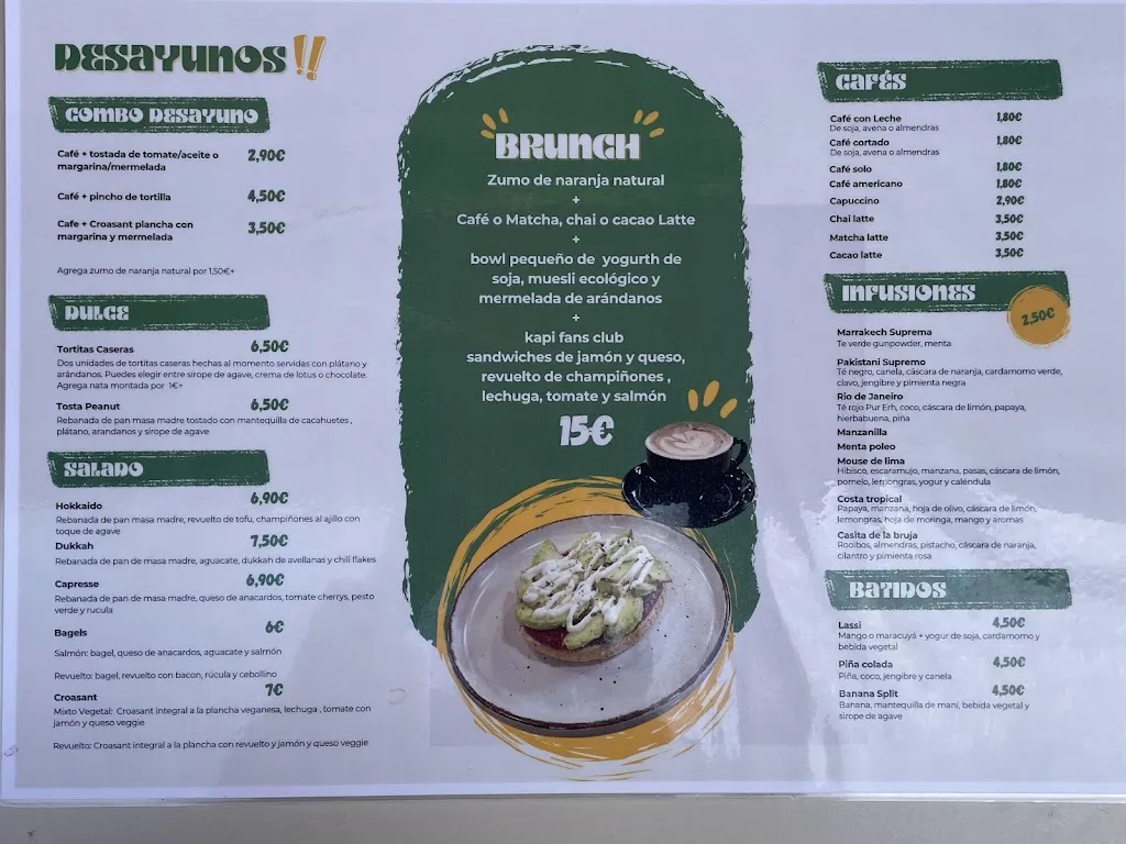 Menu_KAPIVAR plant-based food_Colmenar Viejo_image_1