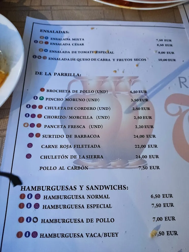 Menu_Las Tinajas_Cubas de la Sagra_immagine_1