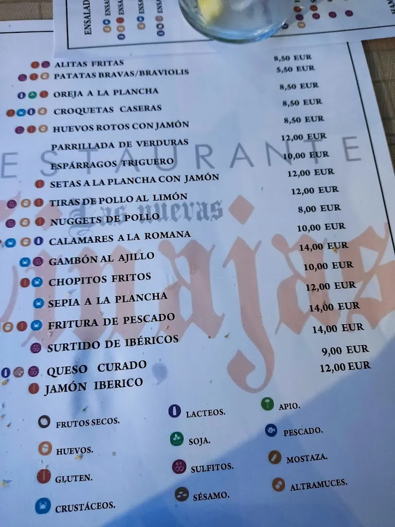 Menu_Las Tinajas_Cubas de la Sagra_immagine_2
