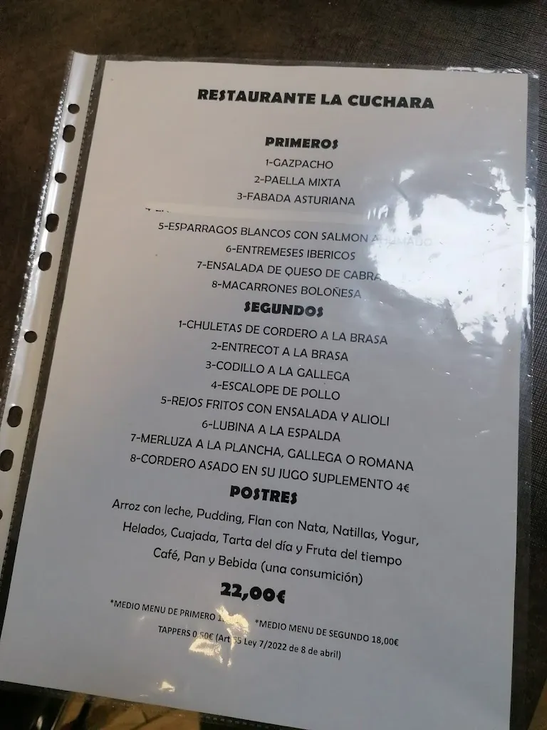 Menu_La cuchara_Ciempozuelos_image_1