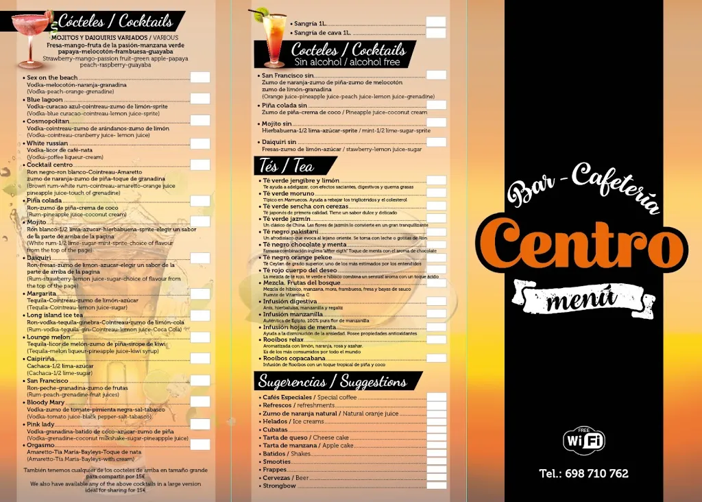 Menu_Cafeteria y Heladeria Centro_Montesinos Los_image_1
