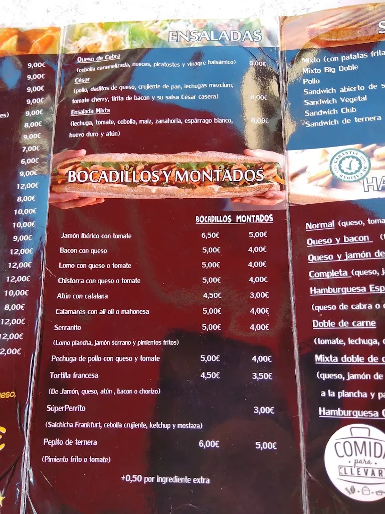 Menu_Bar restaurante La Fabrica_Ciempozuelos_image_4