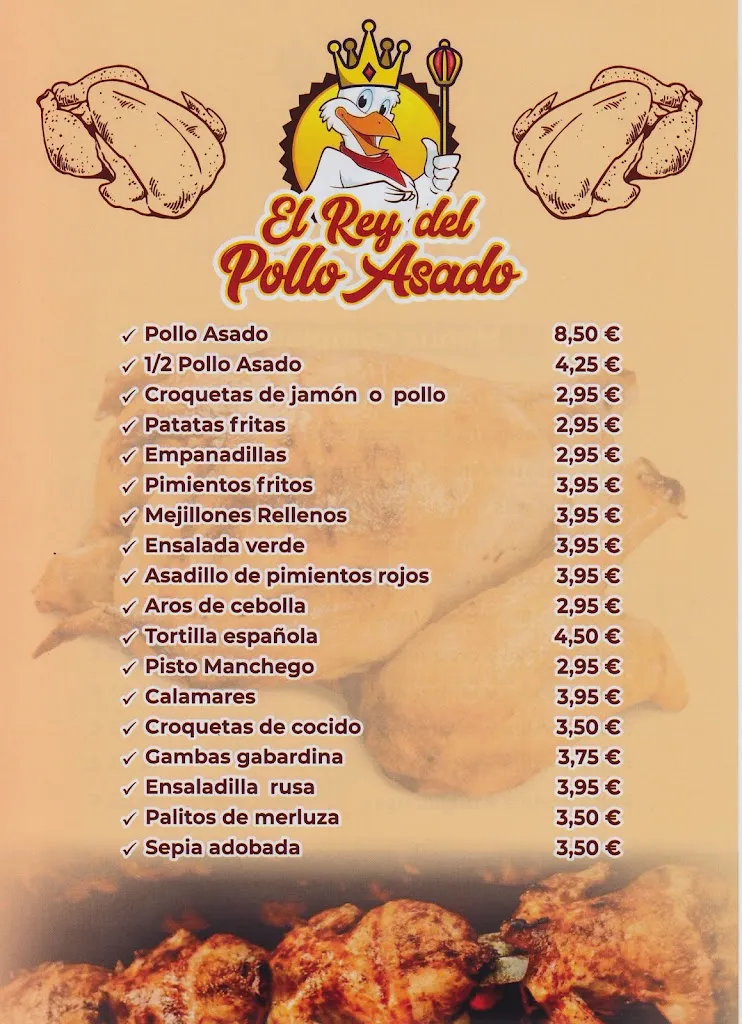 Menu_El Rey del Pollo Asado_Ciempozuelos_image_1