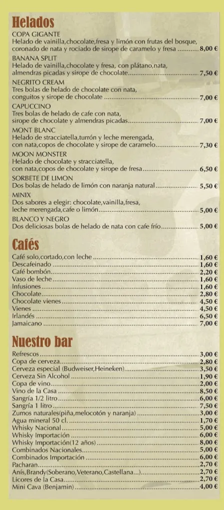 Menu_Navarrete's bar & grill_Ciempozuelos_image_2