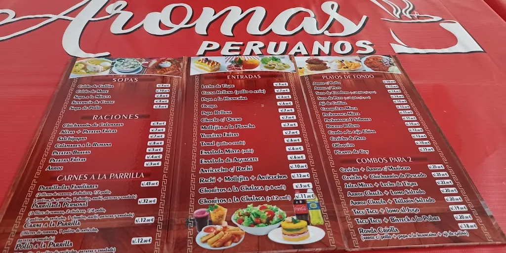 Menu_AROMAS PERUANOS BAR RESTAURANTE_Ciempozuelos_image_4
