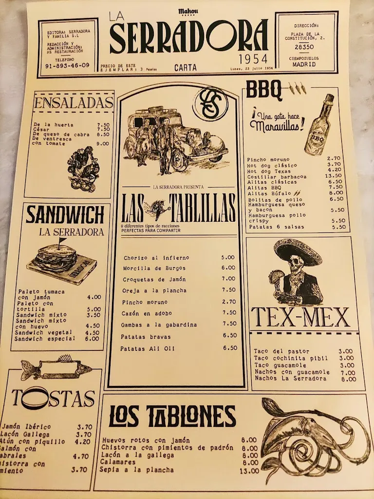 Menu_Bar Serradora_Ciempozuelos_image_1