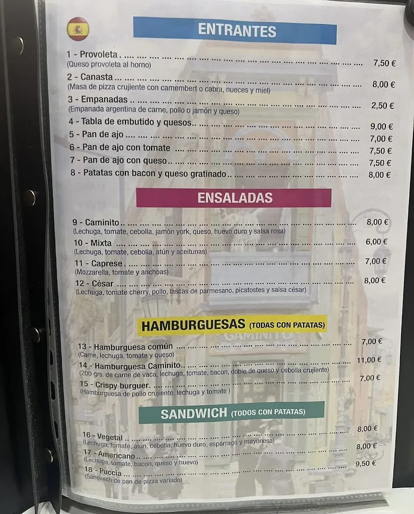 Menu_Pizzería Caminito_Montesinos Los_image_1