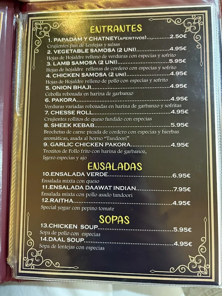 Menu_Daawat Indian_Coslada_image_3