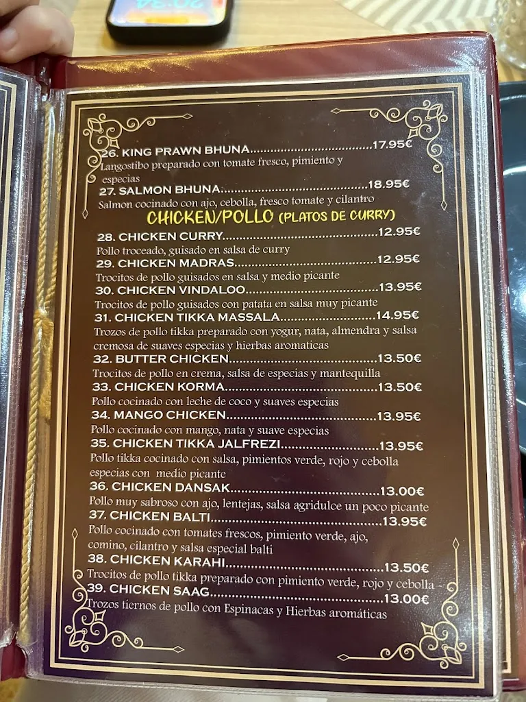 Menu_Daawat Indian_Coslada_image_4