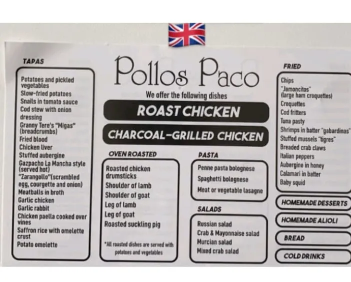 Alejandro Servy Gomez_Pollos Paco Los Montesinos_Montesinos Los_review