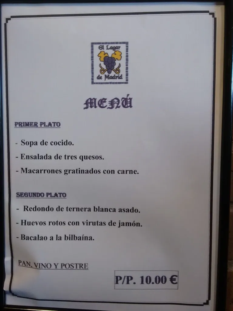 Menu_Lagar de Madrid_Coslada_image_1