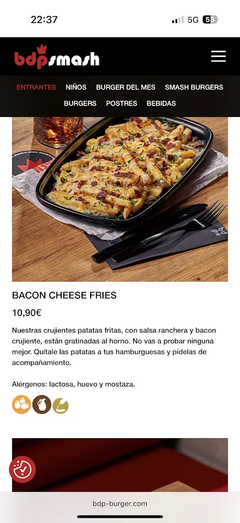 Menu_Restaurante BDP Smash Coslada_Coslada_image_1