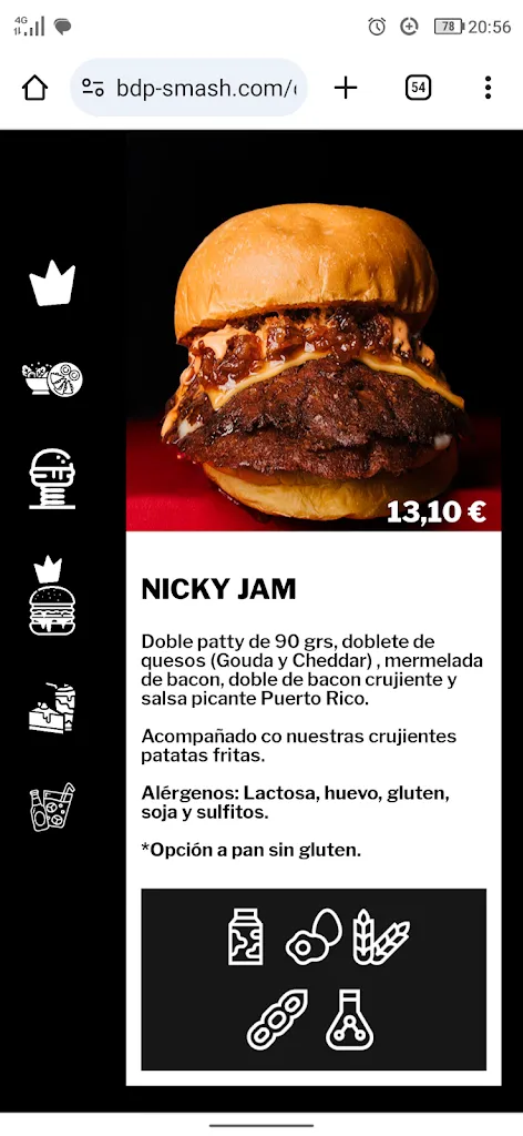 Menu_Restaurante BDP Smash Coslada_Coslada_image_2