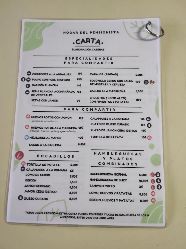 Menu_Cafetería Hogar del Pensionista de Estremera_Estremera_image_2