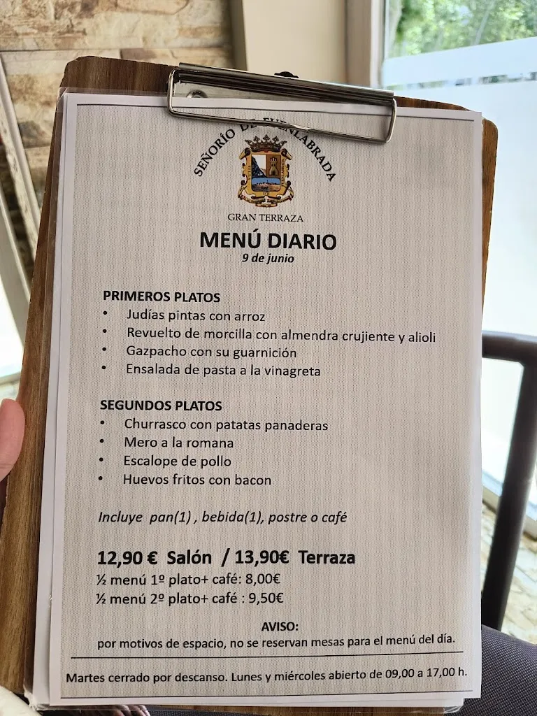 Menu_Restaurante Señorío de Fuenlabrada SL_Fuenlabrada_image_1