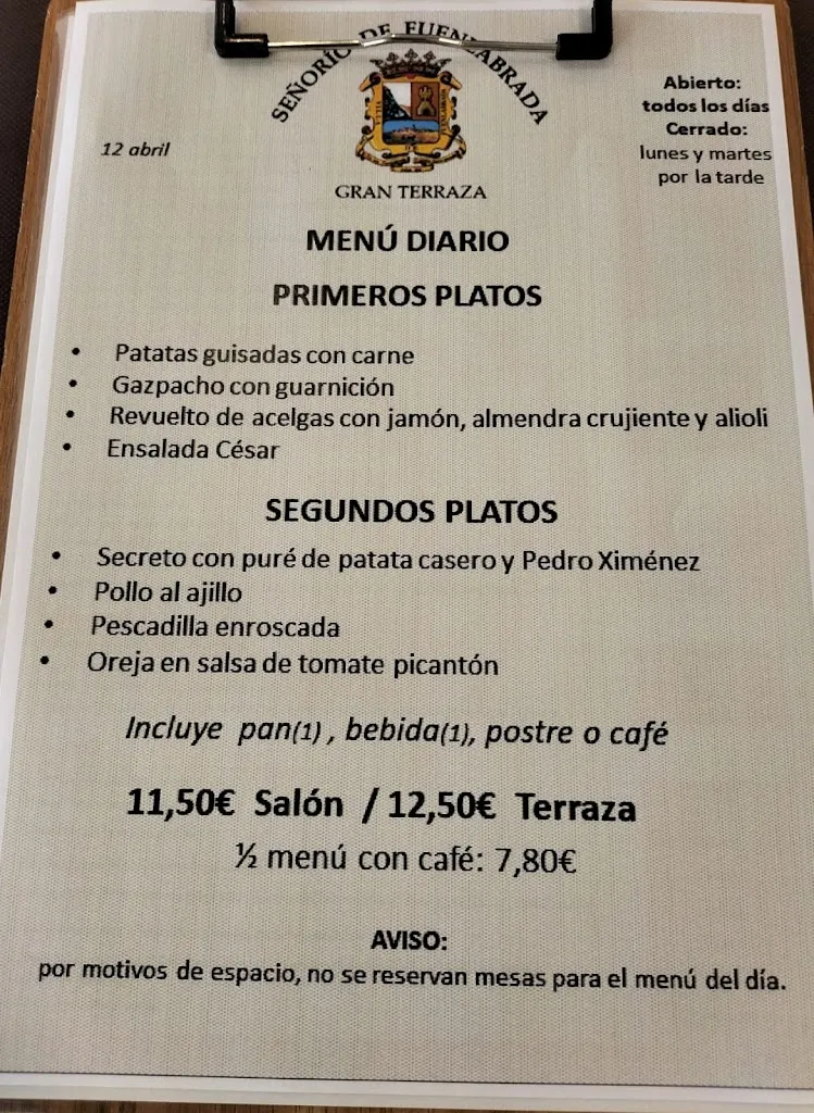 Menu_Restaurante Señorío de Fuenlabrada SL_Fuenlabrada_image_2