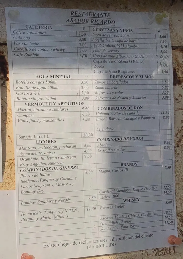 Menu_Asador Ricardo_El Pardo_image_1