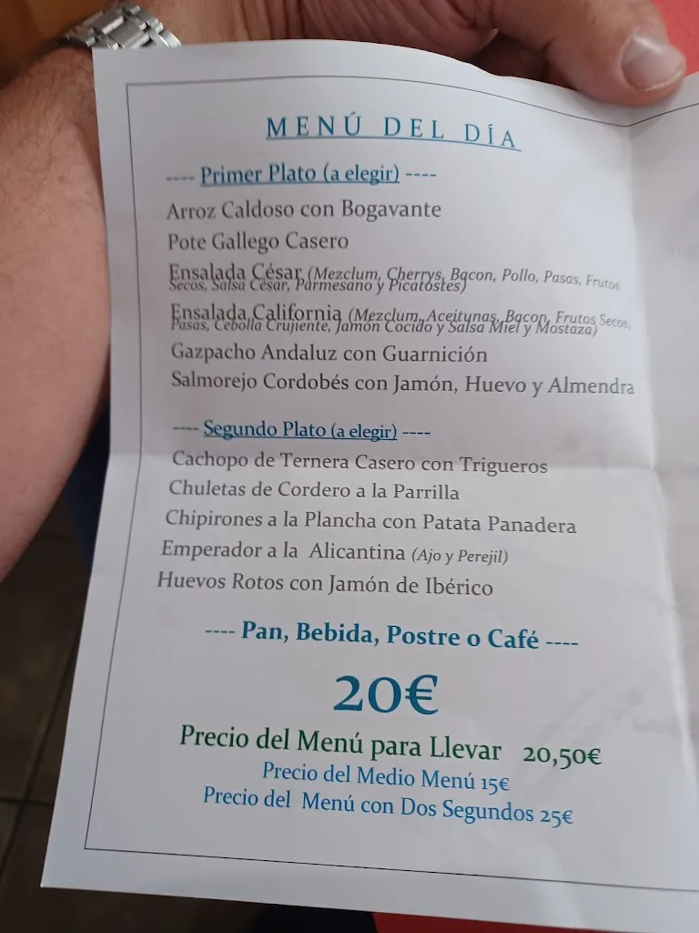 Menu_Restaurante La Toledana_Fuencarral-El Pardo_immagine_1