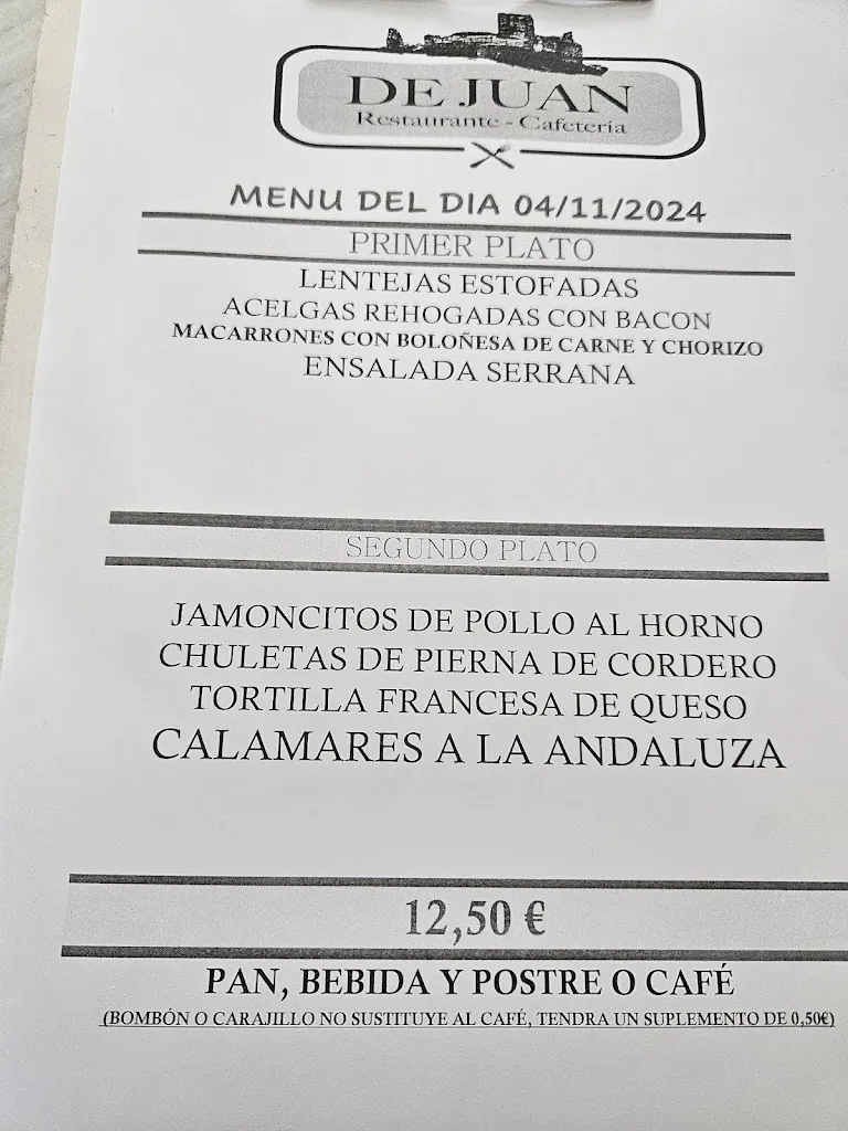 Menu_Restaurante De Juan_Fuentidueña de Tajo_image_4