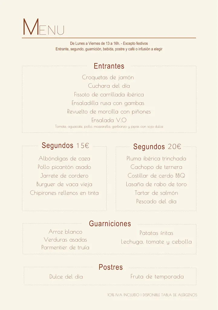 Menu_Vara Origen 1961_Griñón_immagine_2