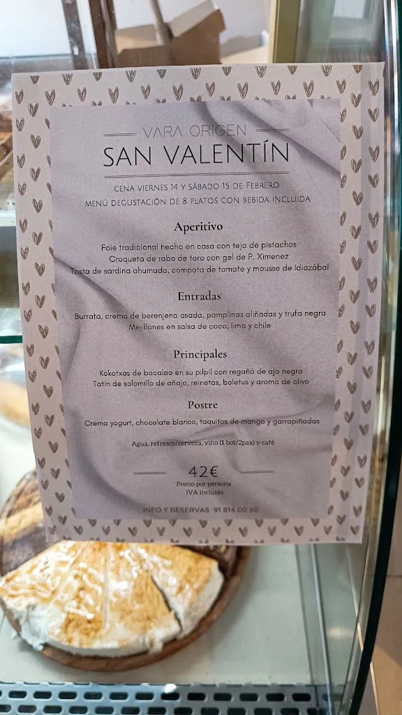 Menu_Vara Origen 1961_Griñón_immagine_3