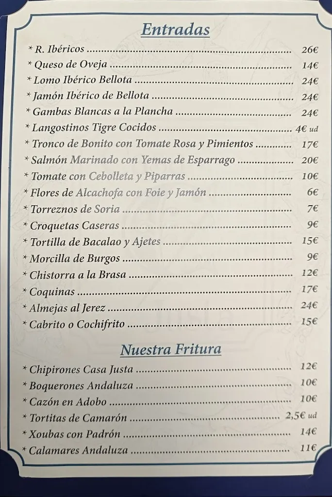 Menu_RESTAURANTE CASA JUSTA GRIÑÓN_Griñón_image_3