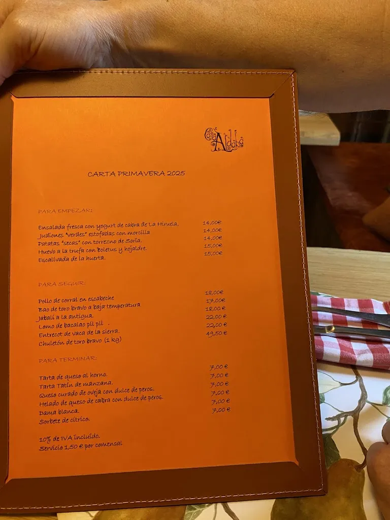 Menu_Restaurante y Alojamientos Casa Aldaba_Hiruela La_image_2