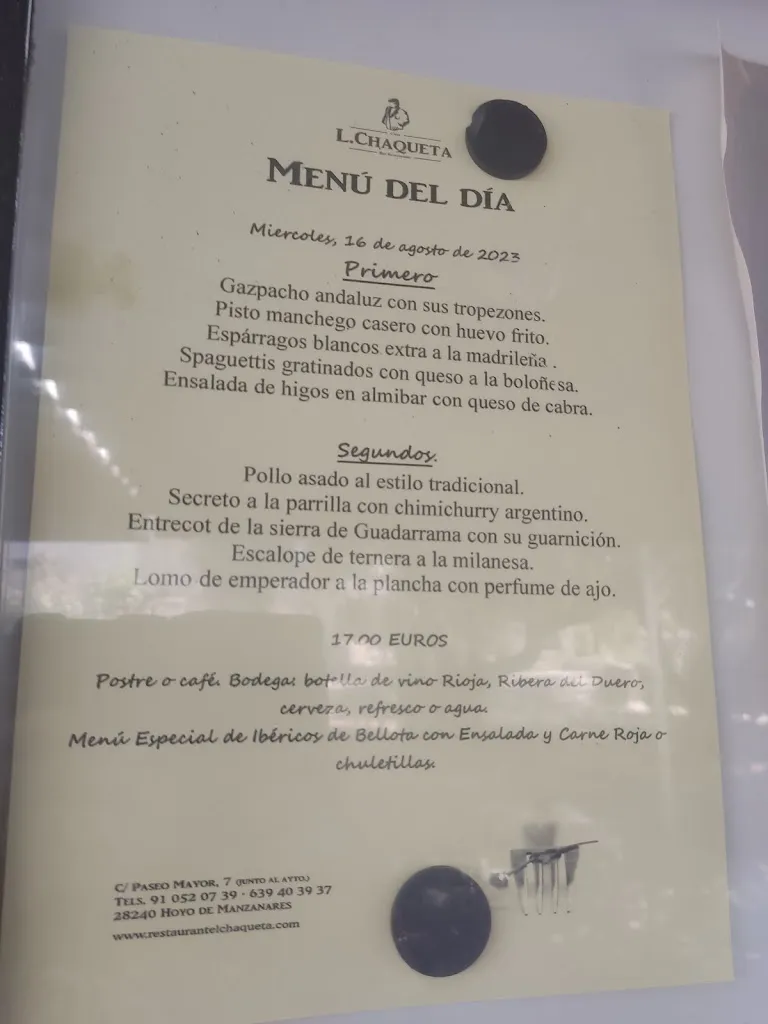 Menu_Restaurante L. Chaqueta_Hoyo de Manzanares_image_1