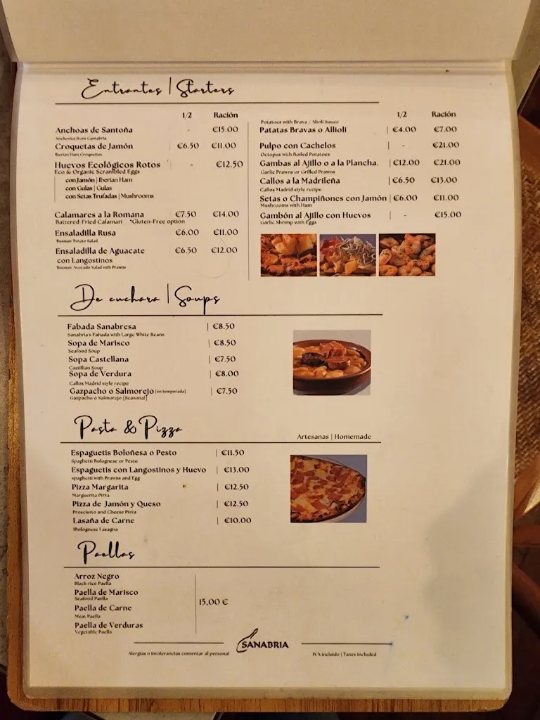 Menu_Restaurant Sanabria_Las Matas_image_2