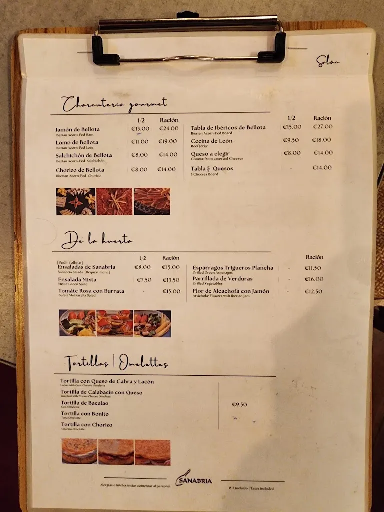 Menu_Restaurant Sanabria_Las Matas_image_3