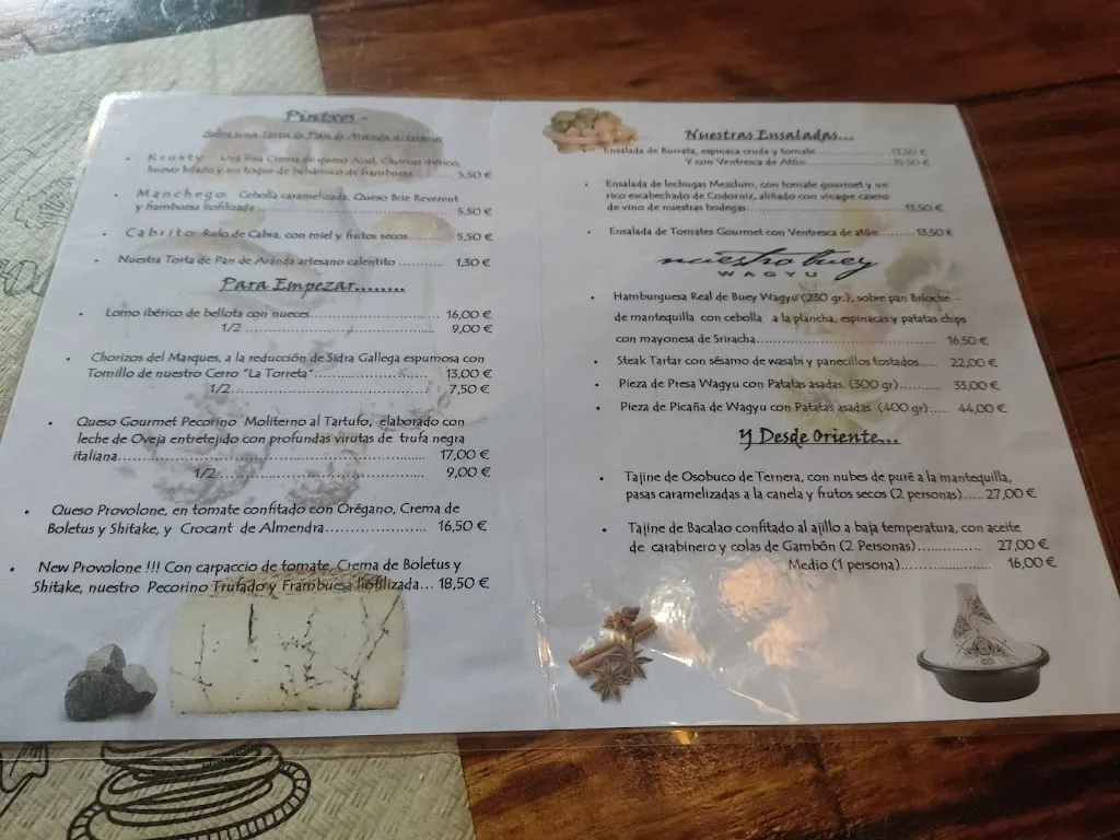 Menu_La Cueva de Krusty_El Molar_immagine_2