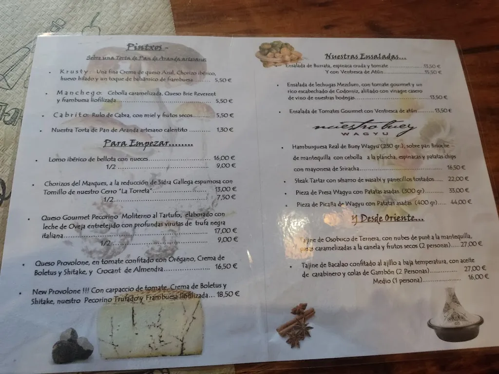 Menu_La Cueva de Krusty_El Molar_immagine_3