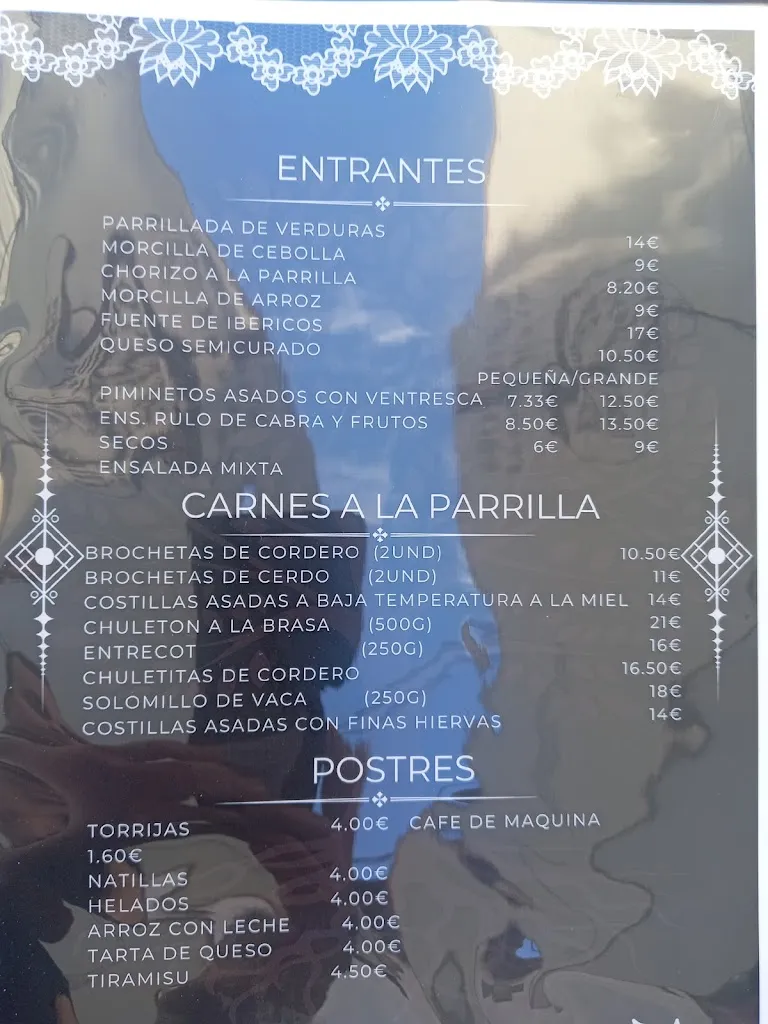 Menu_La cueva de gueira_El Molar_image_1