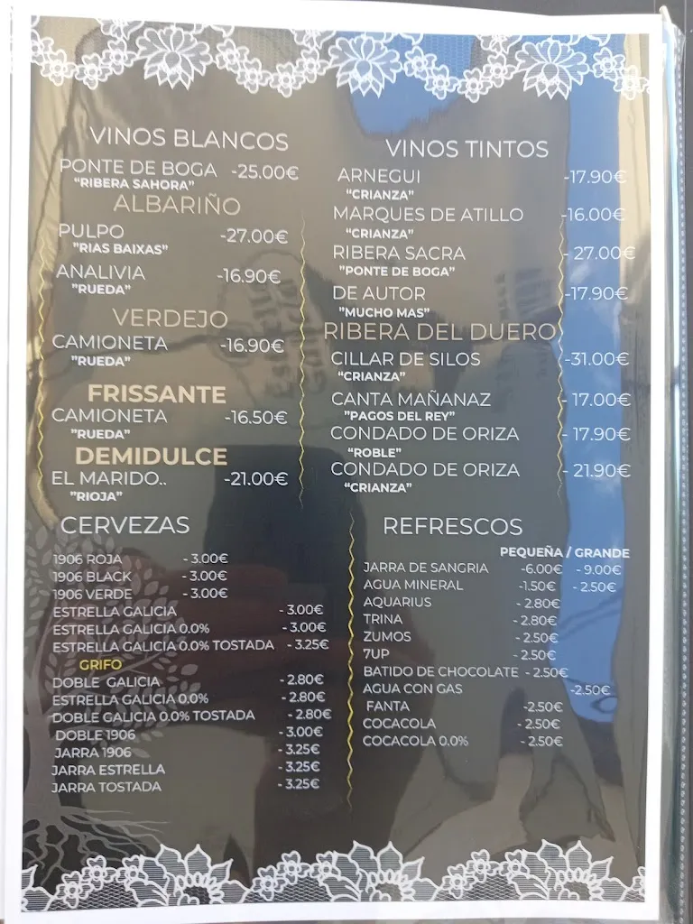 Menu_La cueva de gueira_El Molar_image_2