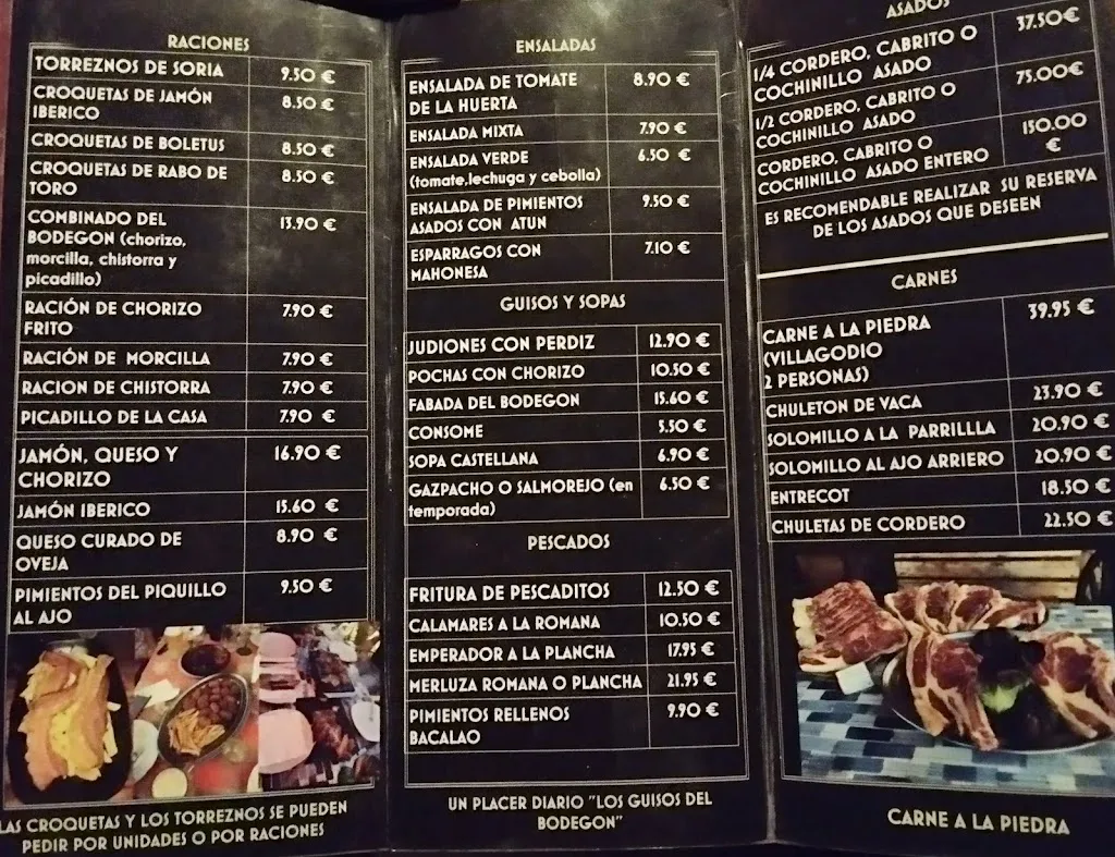 Menu_El Bodegon de Olivares_El Molar_image_3