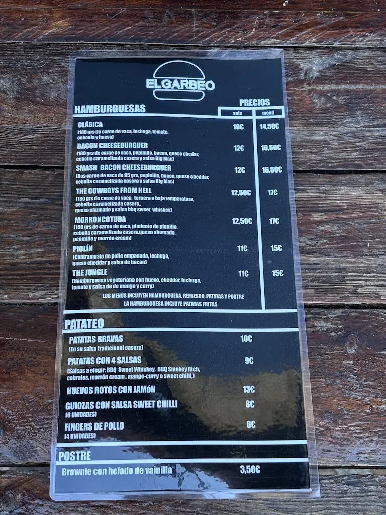 Menu_El Garbeo_El Molar_image_1