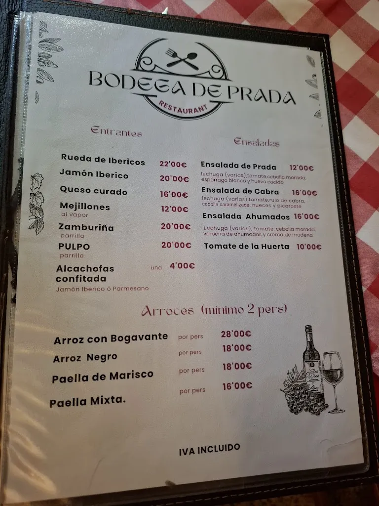Menu_Restaurante La Bodega de Prada_El Molar_image_2