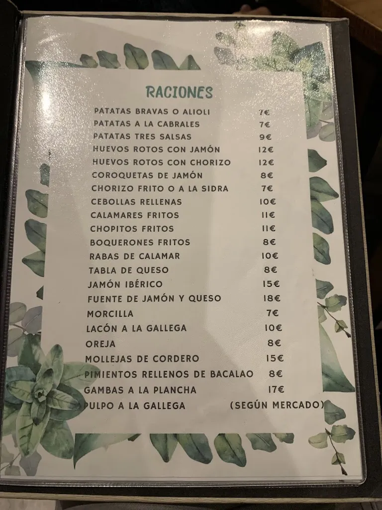 Sidrería Paraiso Asturies_El Molar_menu_image_1