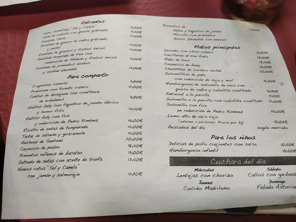 Menu_Sal Y Canela_El Molar_image_2