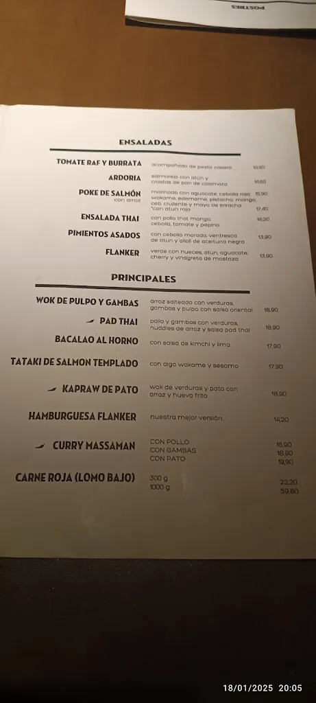 Menu_Flanker Bar | Restaurante Las Rozas_Las Rozas de Madrid_image_3